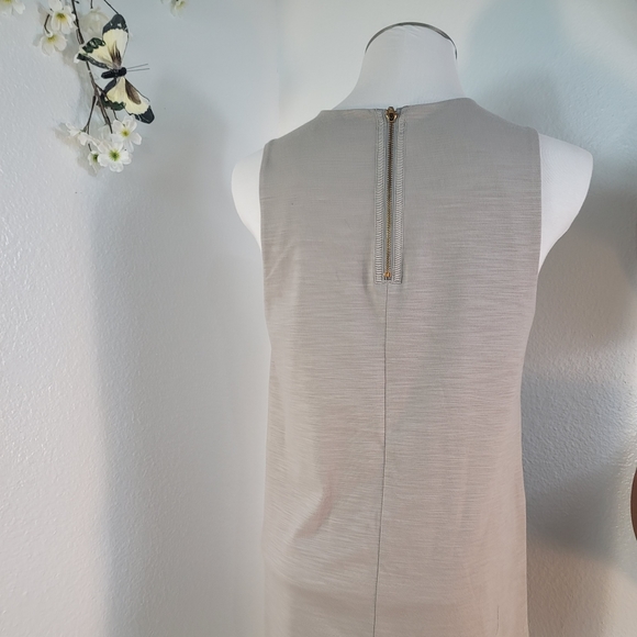 MADEWELL SLEEVELESS ZIP POCKET SHIFT Red BROWN DRESS WOMEN'S SIZE MEDIUM - Picture 13 of 16